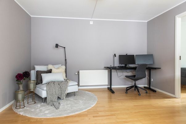 Home Office, Interior, Wood Texture Flooring