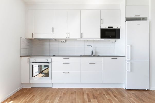 Interior, Kitchen, Wood Texture Flooring