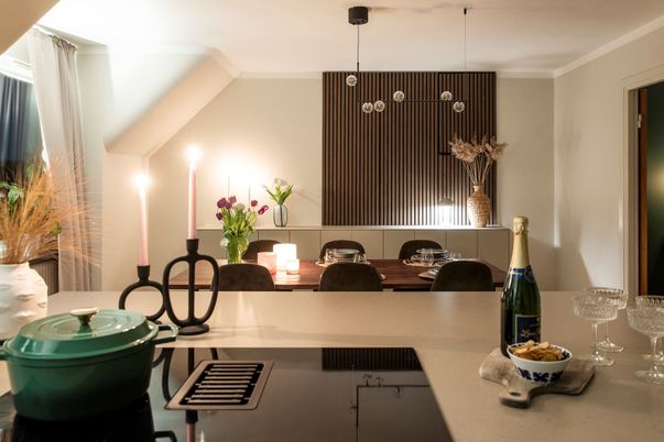 Dining room, Interior, Pendant Lights