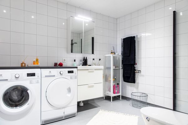 Interior, Recessed Lighting, Washer