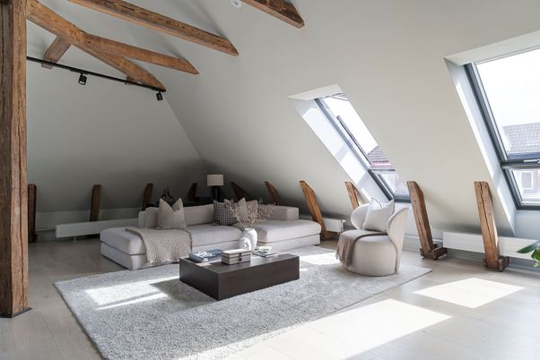 Interior, Living room, Wooden Beams, Wood Texture Flooring