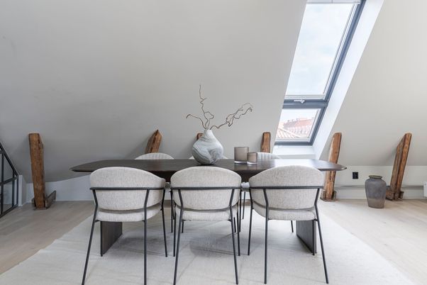 Dining room, Interior, Wood Texture Flooring