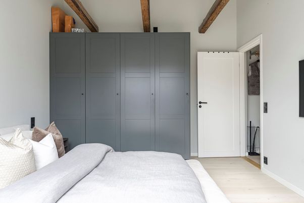 Bedroom, Interior, Wooden Beams, Wood Texture Flooring