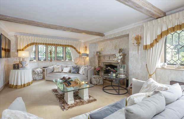 Fireplace, Interior, Living room, Wooden Beams