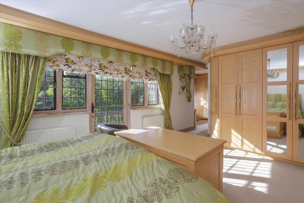 Bedroom, Chandelier, Interior