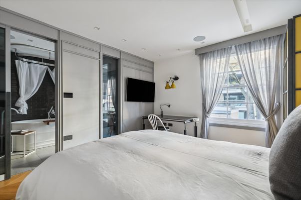 Bedroom, Interior, Recessed Lighting