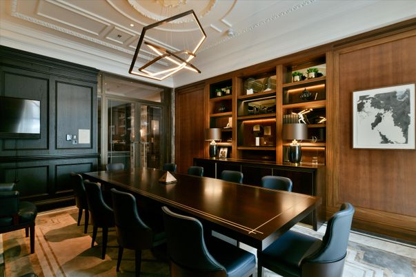 Dining room, Interior, Pendant Lights, Recessed Lighting