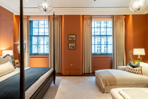 Bedroom, Interior, Pendant Lights, Recessed Lighting