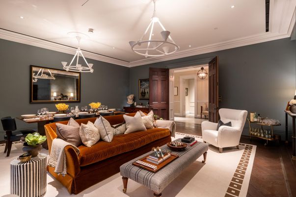 Dining room, Interior, Living room, Pendant Lights, Recessed Lighting