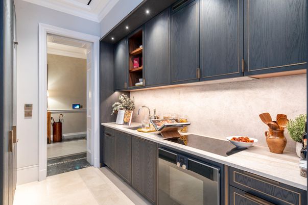 Interior, Kitchen, Recessed Lighting, Stainless Steel Appliances