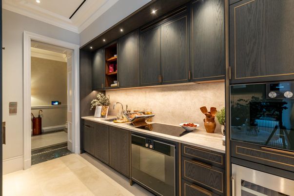 Interior, Kitchen, Recessed Lighting, Stainless Steel Appliances