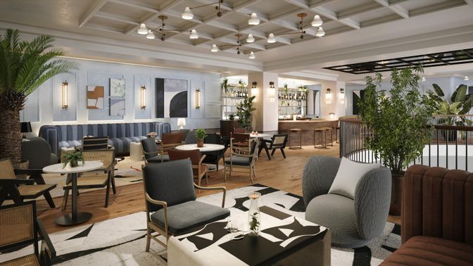 Dining room, Interior, Living room, Pendant Lights, Wood Texture Flooring