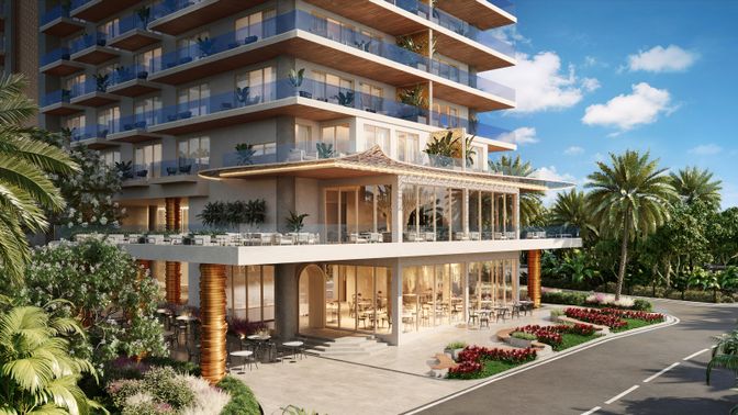 Exterior, Facade, Condo Building