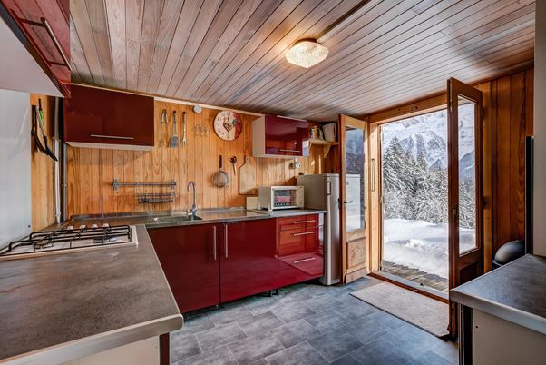 Interior, Kitchen, Wooden Ceilings, Wooden Walls