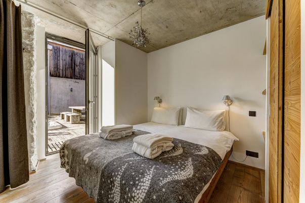 Bedroom, Interior, Wood Texture Flooring
