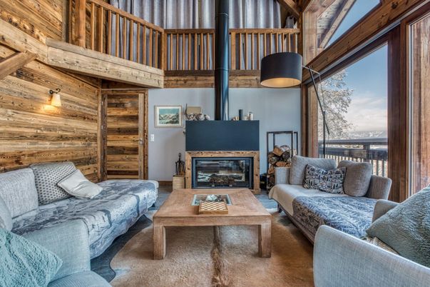 Fireplace, Interior, Living room, Wooden Beams, Wooden Walls