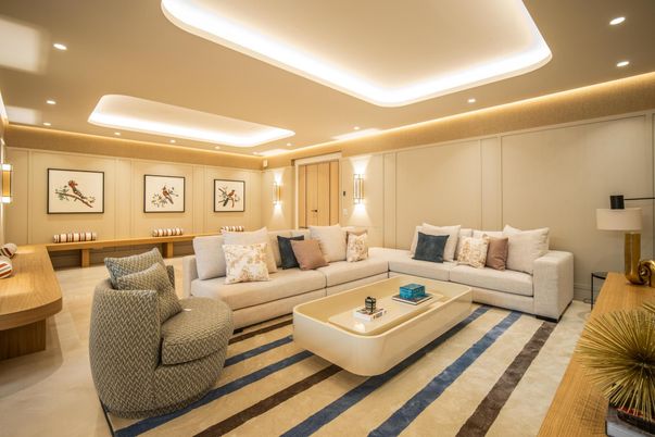 Interior, Living room, Recessed Lighting