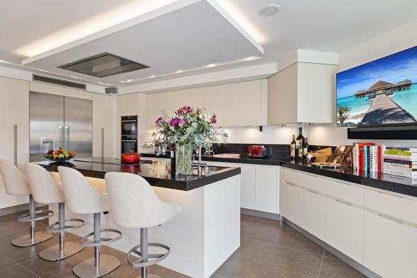 Interior, Kitchen, Recessed Lighting, Stainless Steel Appliances