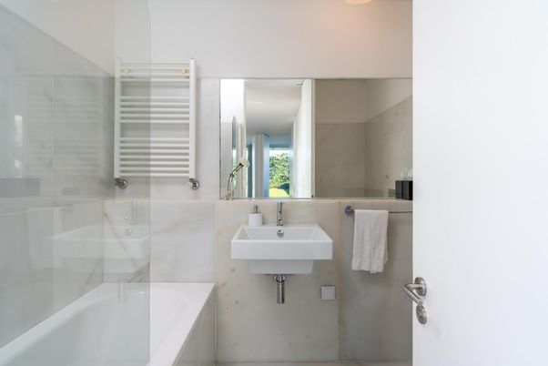 Bathroom, Glass Shower, Interior