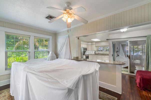 Interior, Kitchen, Wood Texture Flooring