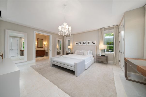 Bedroom, Chandelier, Interior