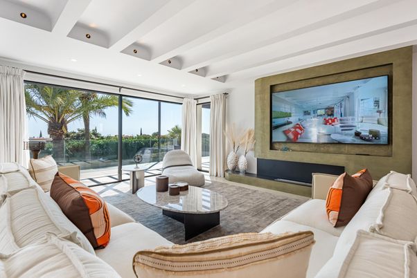 Interior, Living room, Recessed Lighting