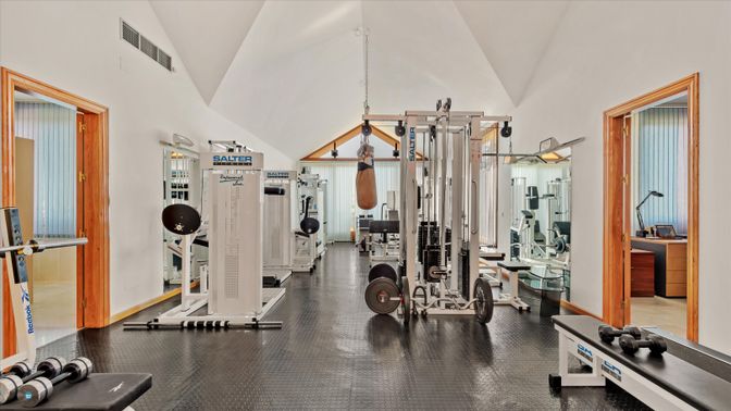 Fitness Equipment, Gym, Interior