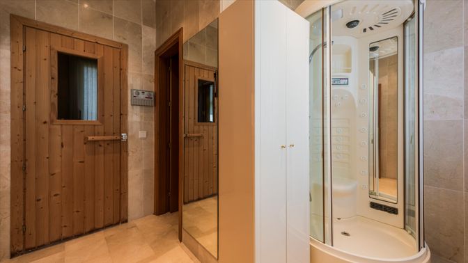 Bathroom, Glass Shower, Interior