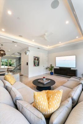 Interior, Living room, Recessed Lighting