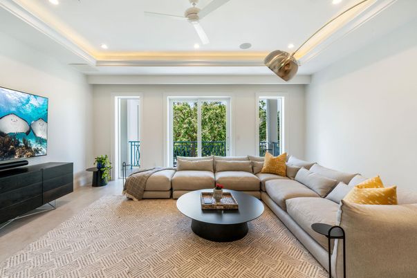 Interior, Living room, Recessed Lighting