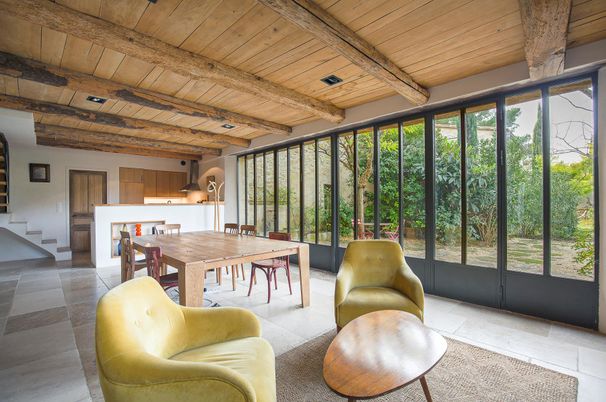 Dining room, Interior, Wooden Beams, Wooden Ceilings