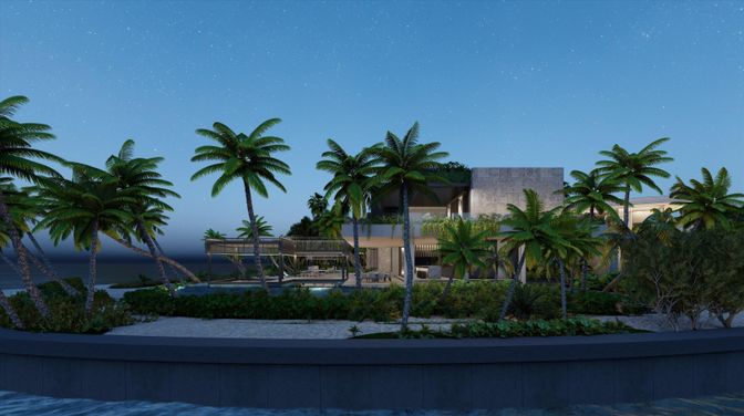 Exterior, Facade, Modern