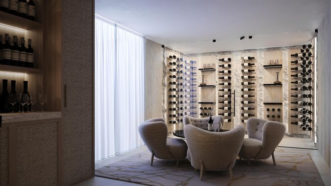 Interior, Wine Storage