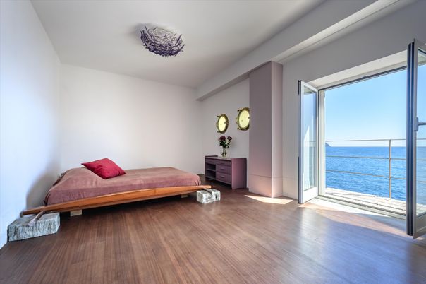 Bedroom, Interior, Water, Wood Texture Flooring