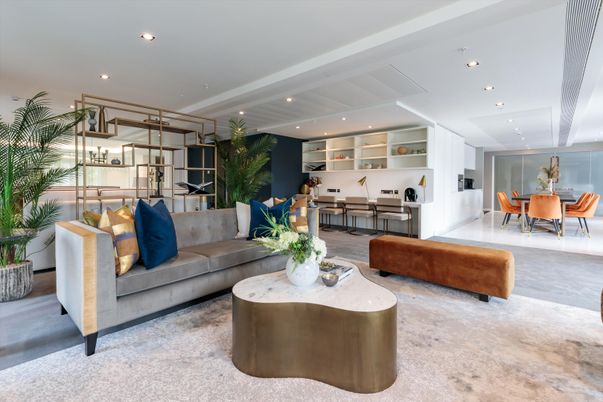 Dining room, Interior, Living room, Recessed Lighting