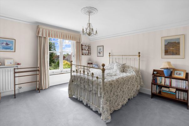 Bedroom, Chandelier, Interior