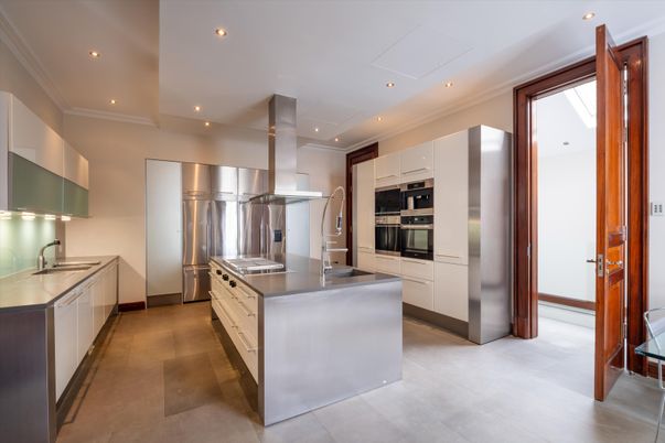 Interior, Kitchen, Recessed Lighting, Stainless Steel Appliances