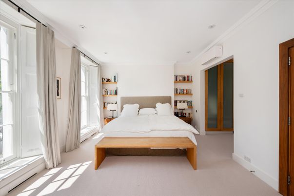 Bedroom, Interior, Recessed Lighting