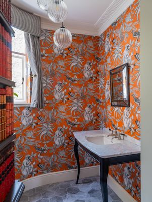 Bathroom, Interior, Pendant Lights
