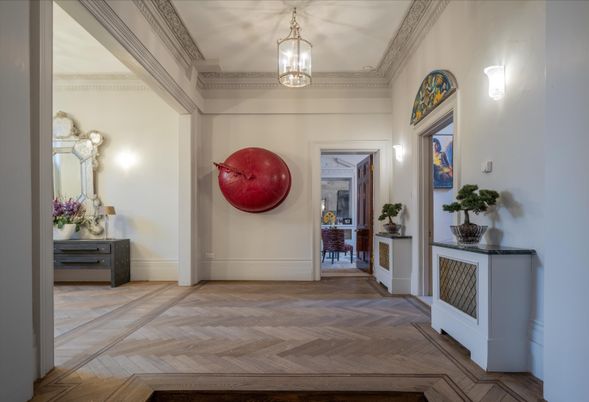 Interior, Pendant Lights, Wood Texture Flooring