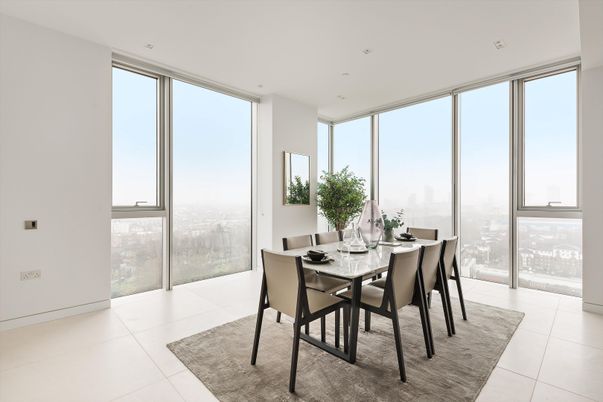 Dining room, Interior, Recessed Lighting