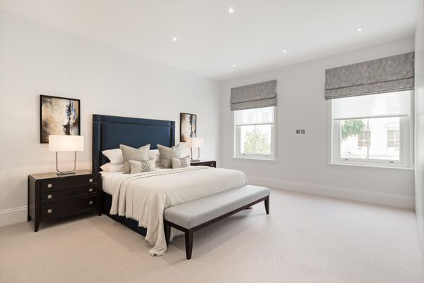 Bedroom, Interior, Recessed Lighting