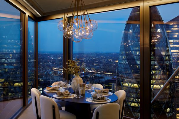 Dining room, Interior, Pendant Lights