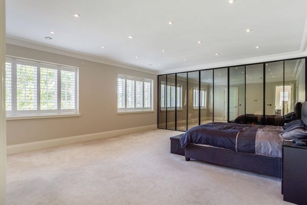 Bedroom, Interior, Recessed Lighting
