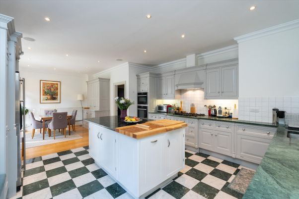 Dining room, Interior, Kitchen, Recessed Lighting, Stainless Steel Appliances