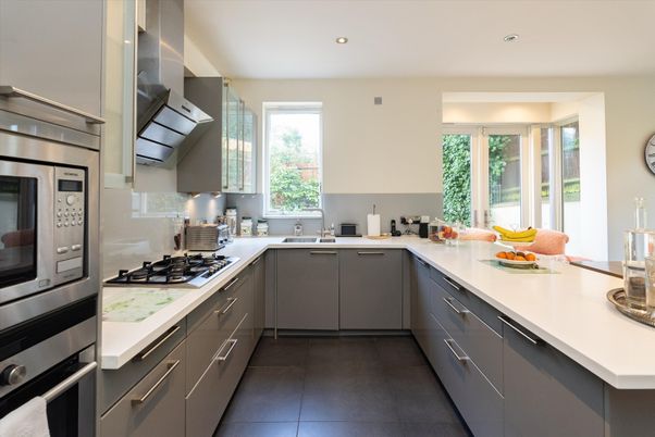Interior, Kitchen, Recessed Lighting, Stainless Steel Appliances