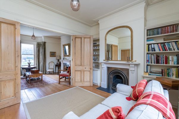 Fireplace, Interior, Living room, Pendant Lights, Wood Texture Flooring