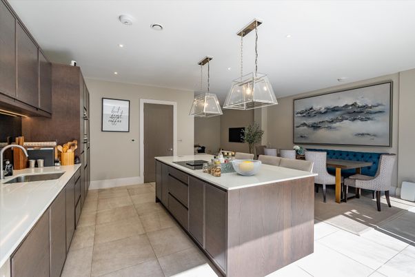 Dining room, Interior, Kitchen, Pendant Lights, Recessed Lighting