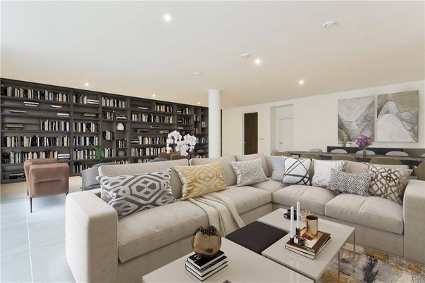 Dining room, Interior, Living room, Recessed Lighting
