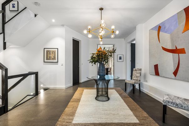 Interior, Pendant Lights, Recessed Lighting, Wood Texture Flooring